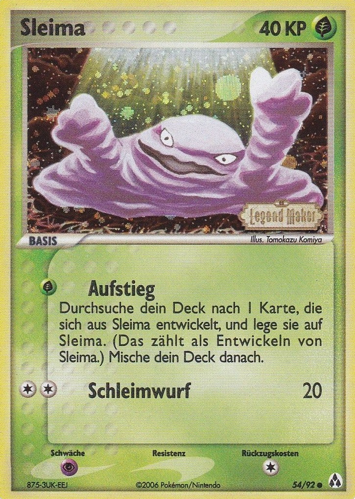 Sleima 54 — EX Legend Maker (German Pokémon TCG card)