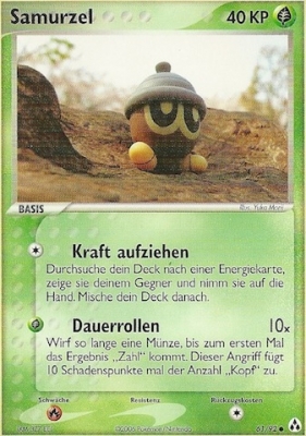 Samurzel 61 — EX Legend Maker (German Pokémon TCG card)