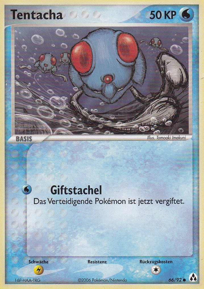 Tentacha 66 — EX Legend Maker (German Pokémon TCG card)