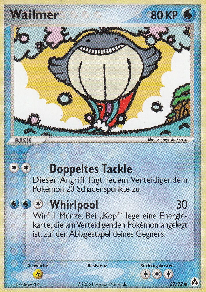 Wailmer 69 — EX Legend Maker (German Pokémon TCG card)