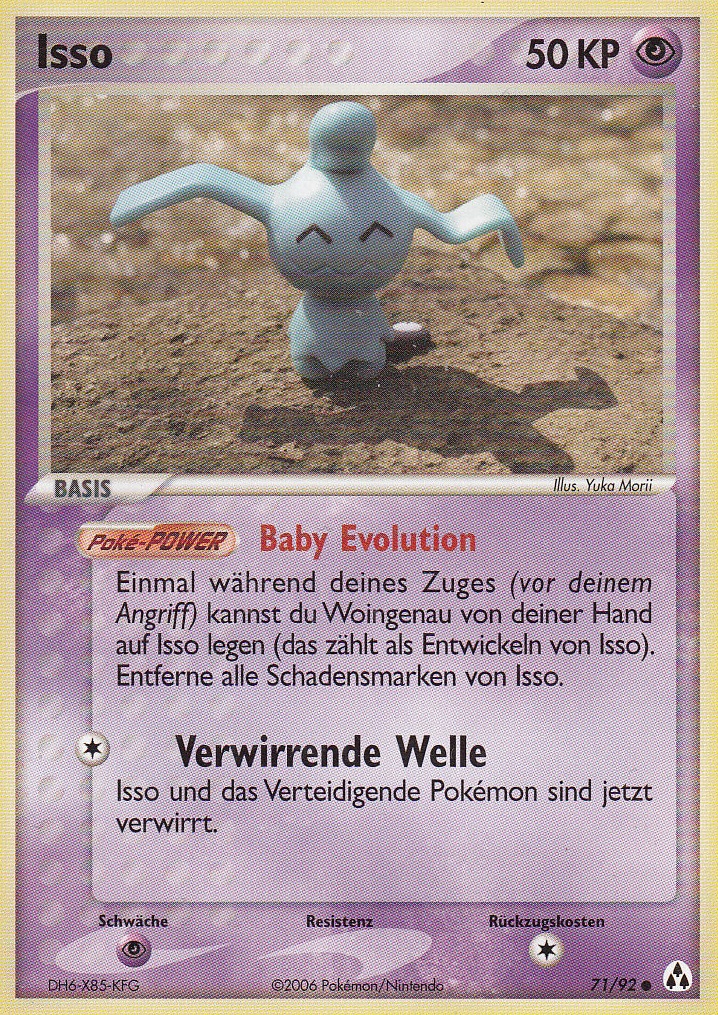 Isso 71 — EX Legend Maker (German Pokémon TCG card)
