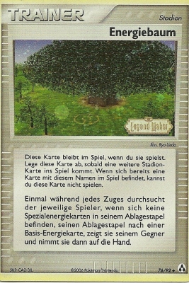 Energiebaum 76 — EX Legend Maker (German Pokémon TCG card)