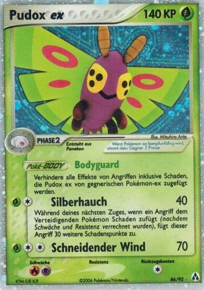 Pudox ex 86 — EX Legend Maker (German Pokémon TCG card)