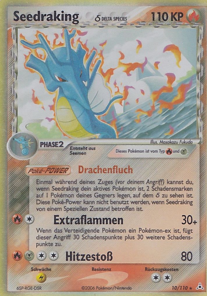 Seedraking 10 — EX Holon Phantoms (German Pokémon TCG card)