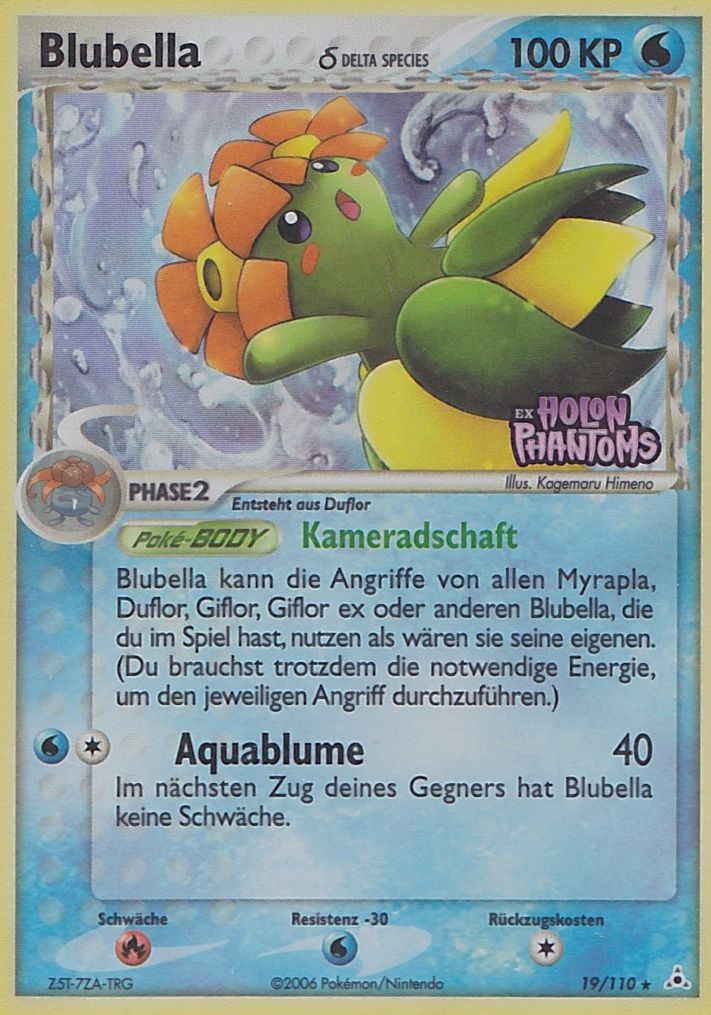 Blubella 19 — EX Holon Phantoms (German Pokémon TCG card)