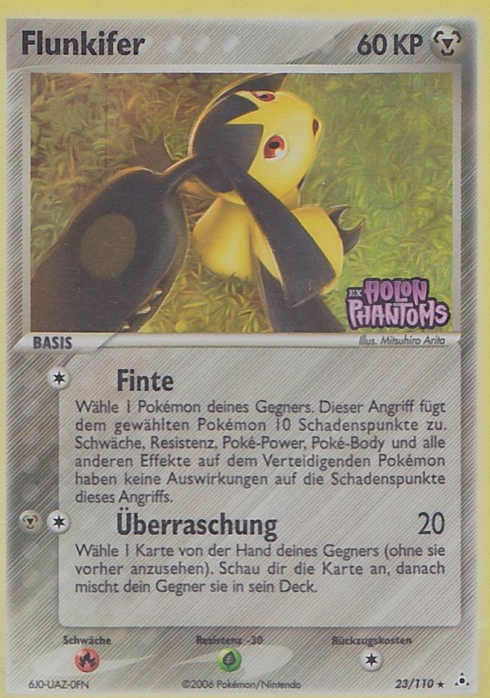 Flunkifer 23 — EX Holon Phantoms (German Pokémon TCG card)
