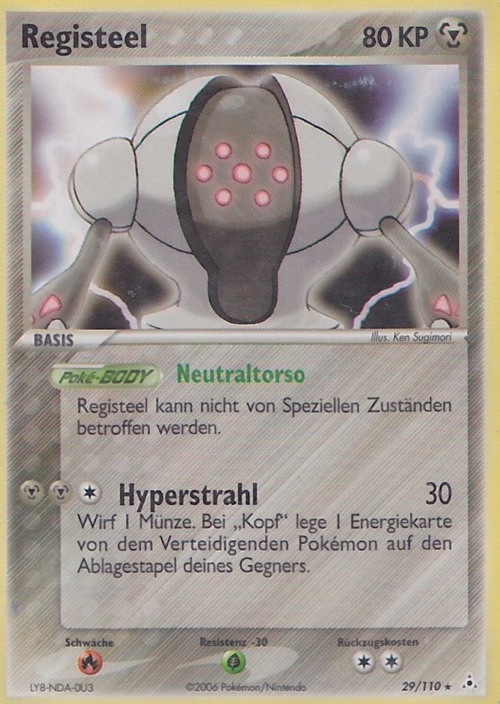 Registeel 29 — EX Holon Phantoms (German Pokémon TCG card)