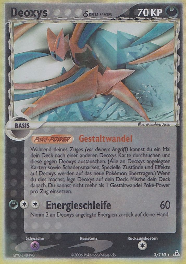 Deoxys 3 — EX Holon Phantoms (German Pokémon TCG card)