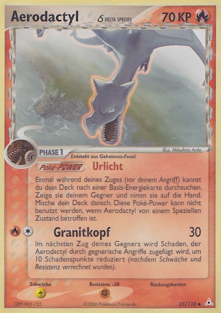 Aerodactyl 35 — EX Holon Phantoms (German Pokémon TCG card)