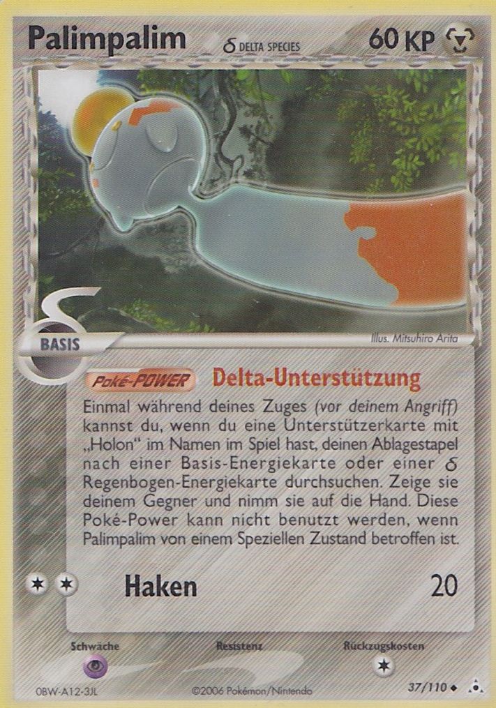 Palimpalim 37 — EX Holon Phantoms (German Pokémon TCG card)
