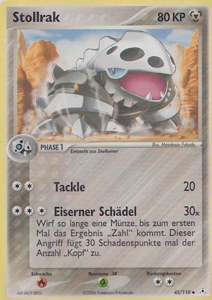 Stollrak 45 — EX Holon Phantoms (German Pokémon TCG card)