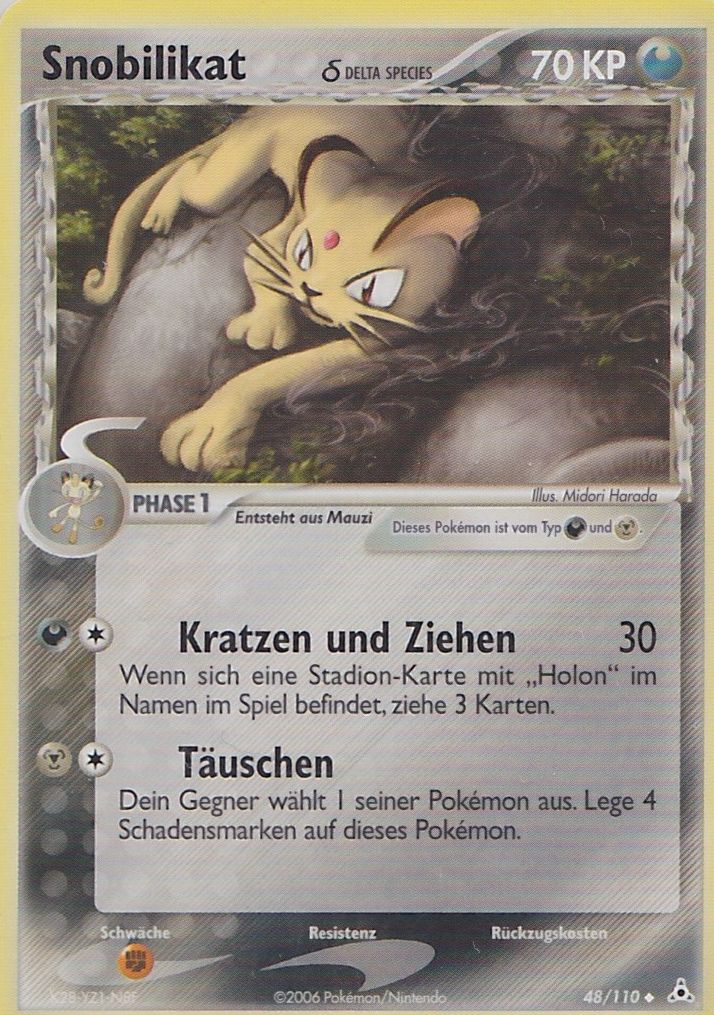 Snobilikat 48 — EX Holon Phantoms (German Pokémon TCG card)