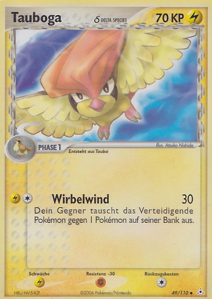 Tauboga 49 — EX Holon Phantoms (German Pokémon TCG card)