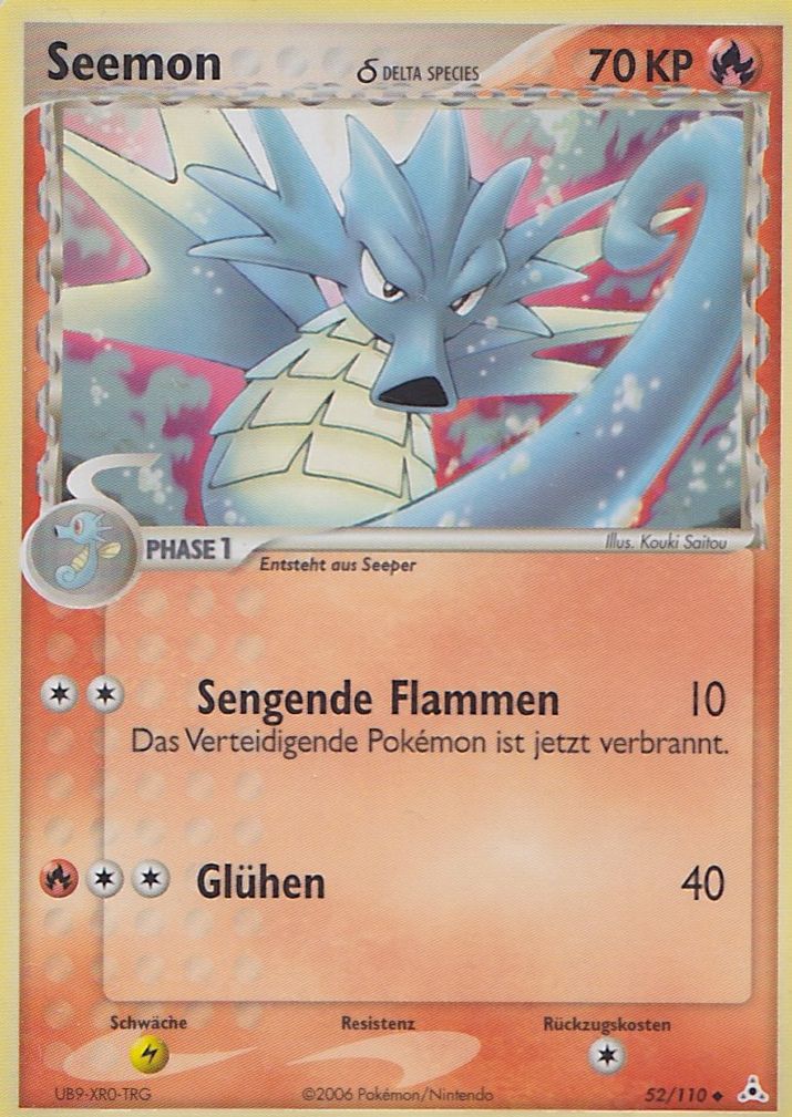 Seemon 52 — EX Holon Phantoms (German Pokémon TCG card)