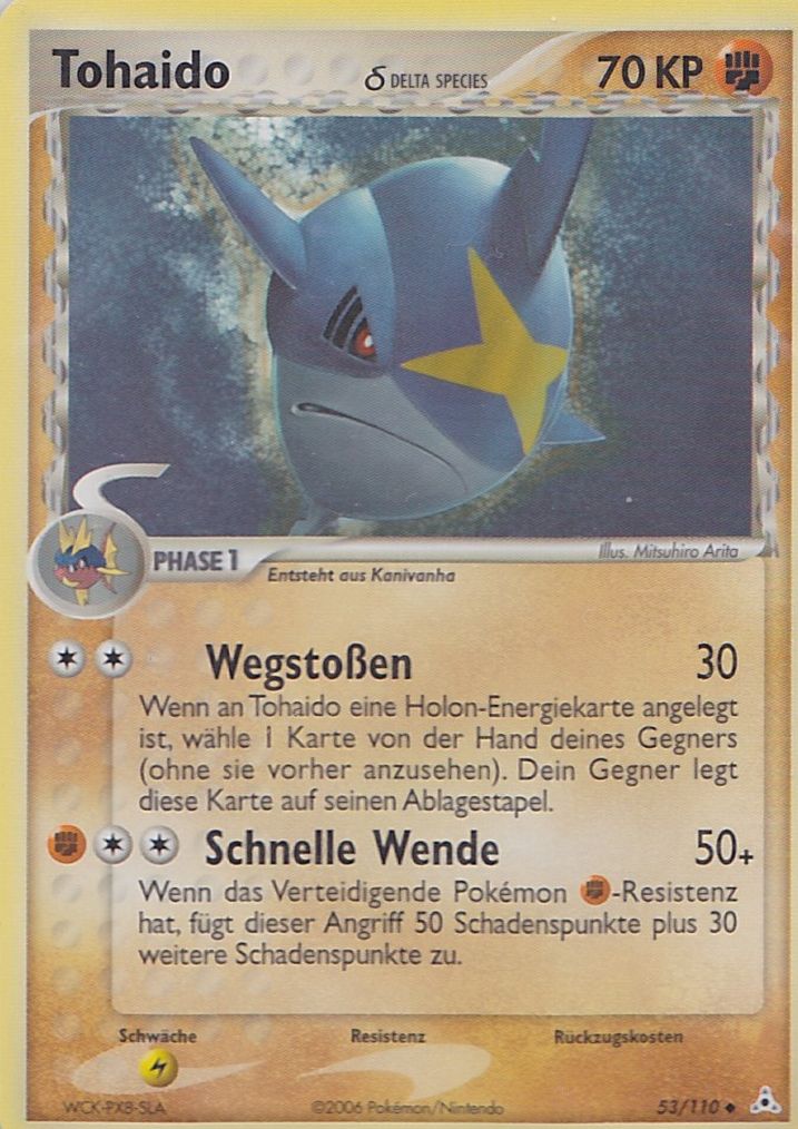 Tohaido 53 — EX Holon Phantoms (German Pokémon TCG card)