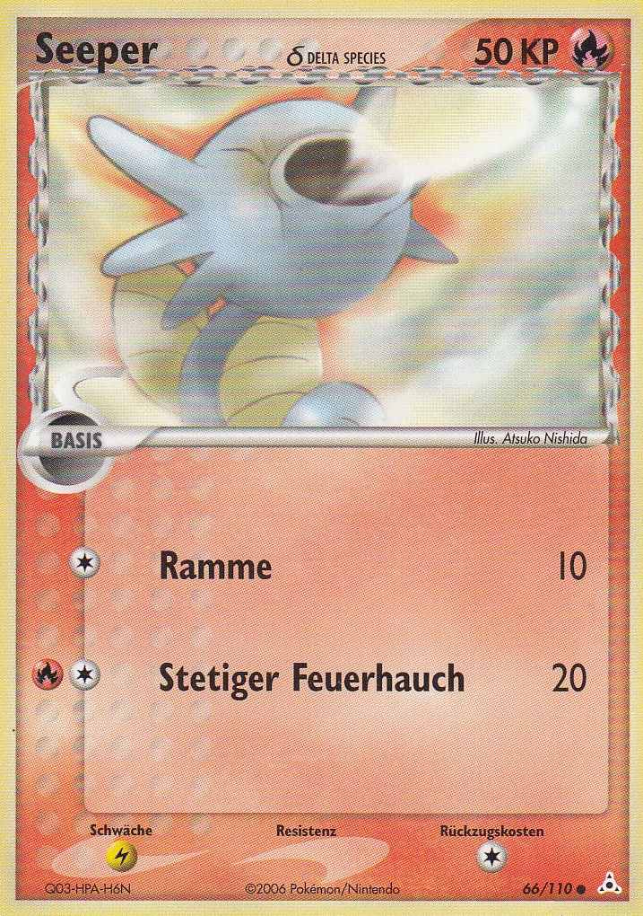 Seeper 66 — EX Holon Phantoms (German Pokémon TCG card)