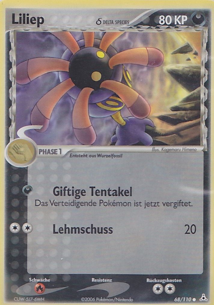Liliep 68 — EX Holon Phantoms (German Pokémon TCG card)