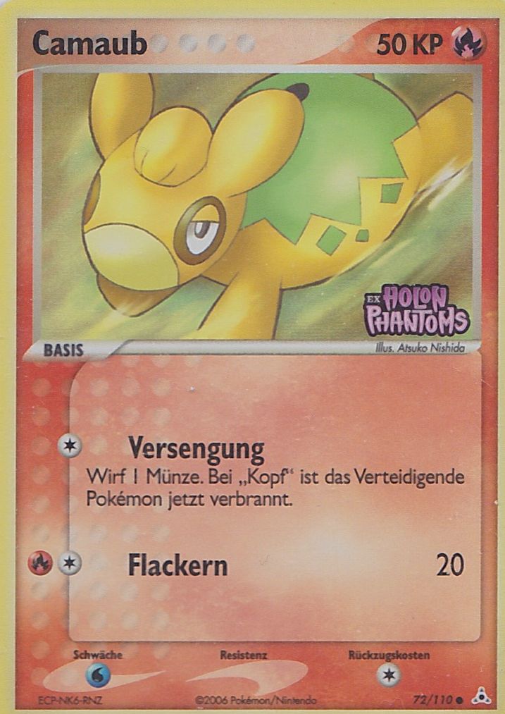 Camaub 72 — EX Holon Phantoms (German Pokémon TCG card)