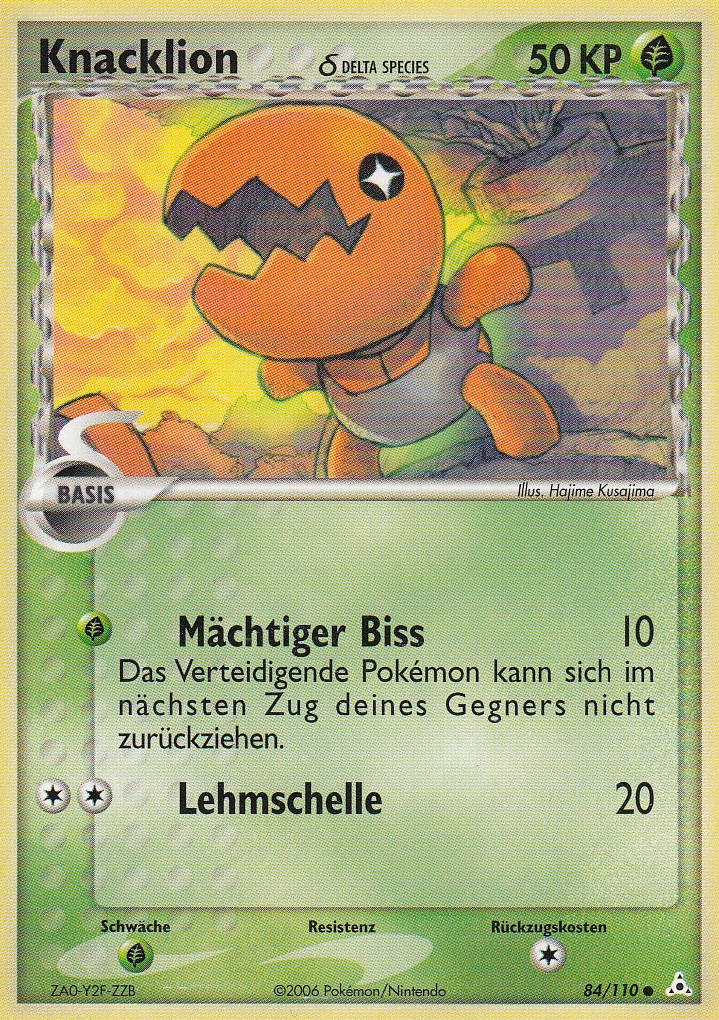 Knacklion 84 — EX Holon Phantoms (German Pokémon TCG card)