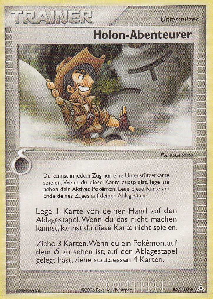 Holon-Abenteurer 85 — EX Holon Phantoms (German Pokémon TCG card)