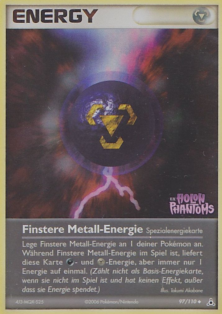 Finstere Metall-Energie 97 — EX Holon Phantoms (German Pokémon TCG card)