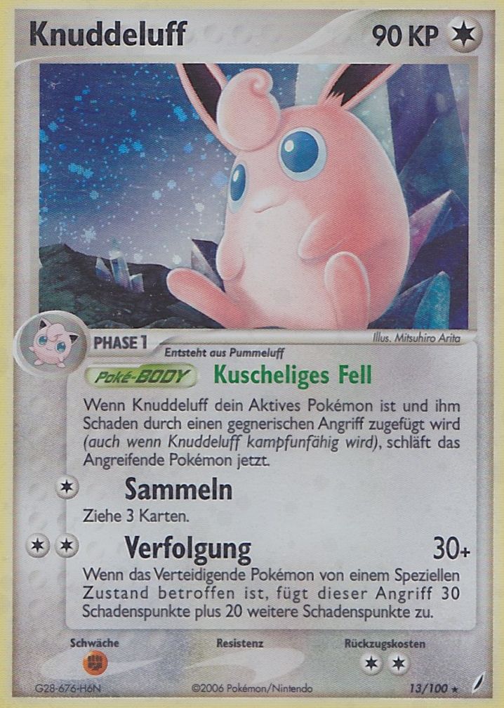 Knuddeluff 13 — EX Crystal Guardians (German Pokémon TCG card)