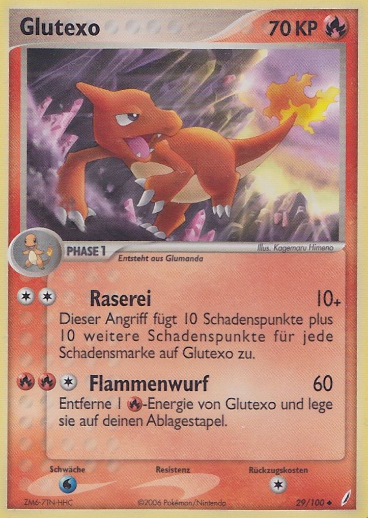Glutexo 29 — EX Crystal Guardians (German Pokémon TCG card)