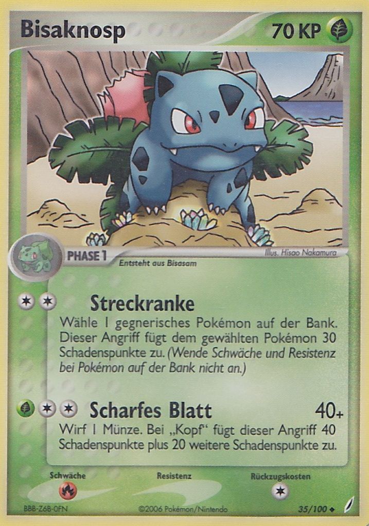 Bisaknosp 35 — EX Crystal Guardians (German Pokémon TCG card)