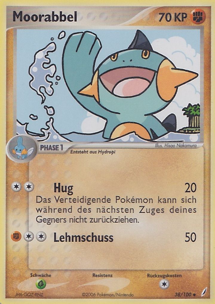 Moorabbel 38 — EX Crystal Guardians (German Pokémon TCG card)
