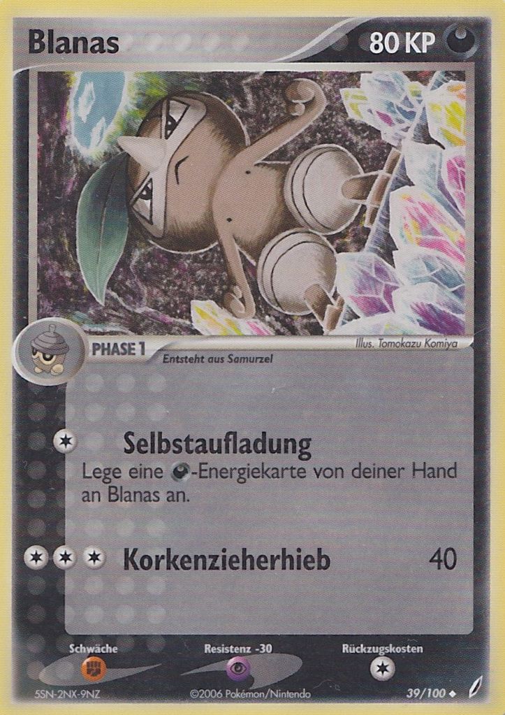 Blanas 39 — EX Crystal Guardians (German Pokémon TCG card)