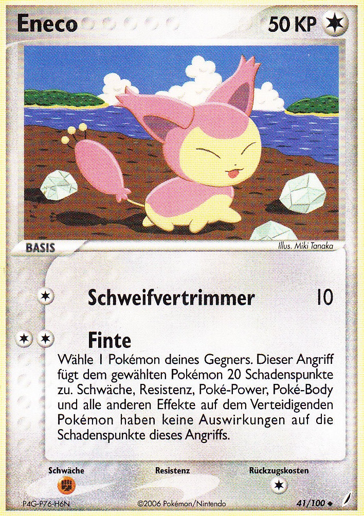 Eneco 41 — EX Crystal Guardians (German Pokémon TCG card)