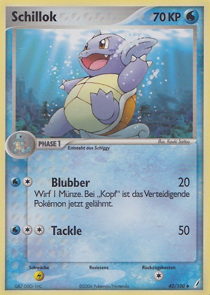 Schillok 42 — EX Crystal Guardians (German Pokémon TCG card)