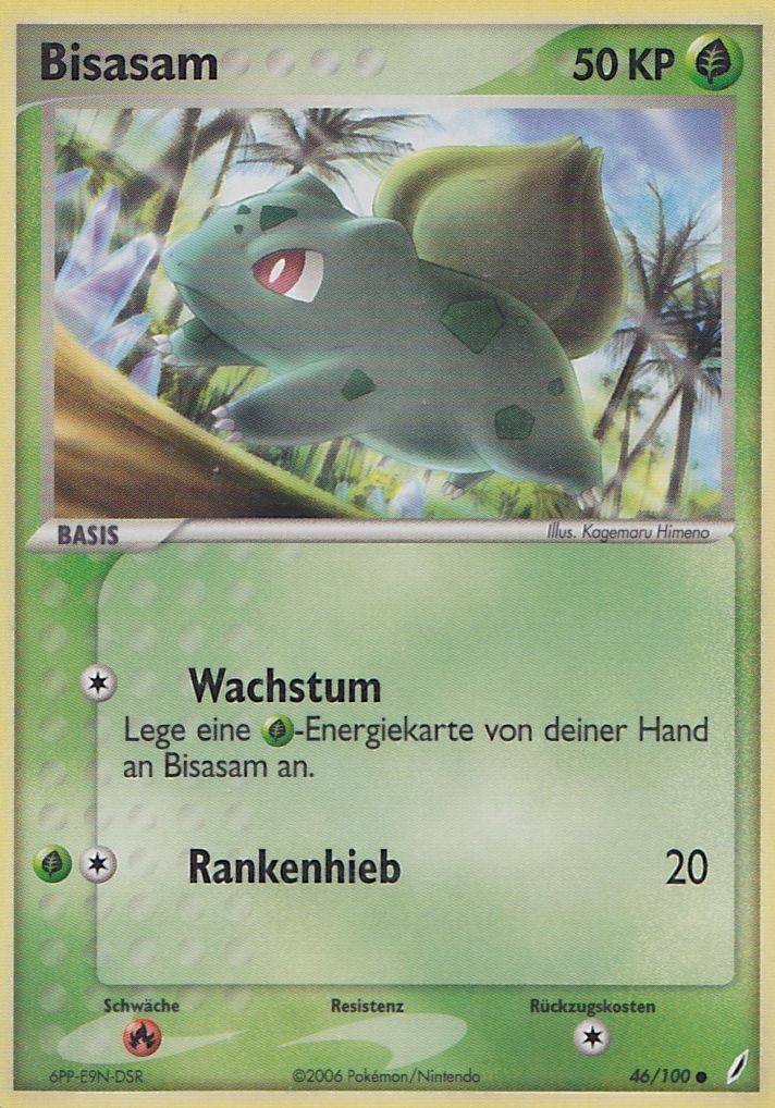 Bisasam 46 — EX Crystal Guardians (German Pokémon TCG card)