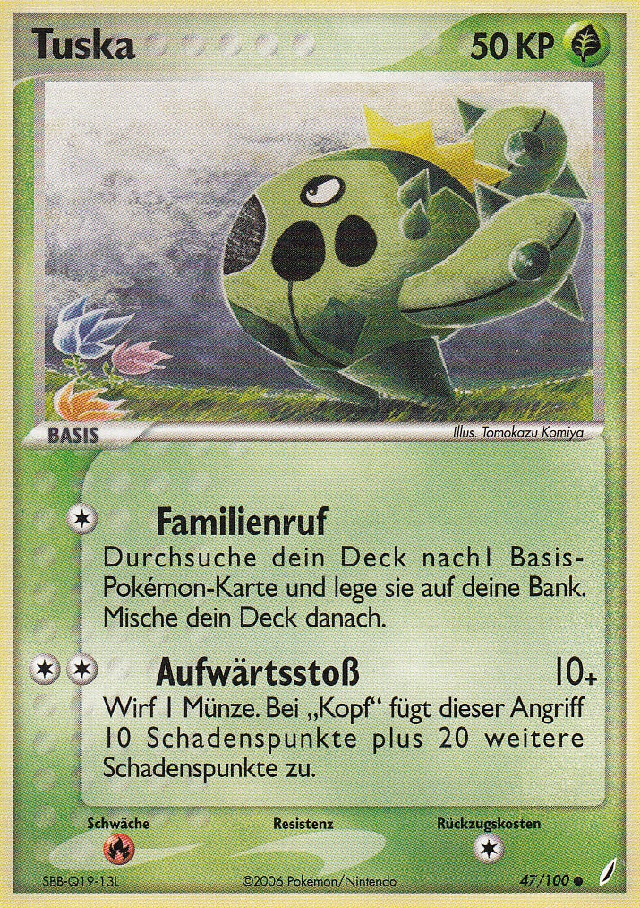 Tuska 47 — EX Crystal Guardians (German Pokémon TCG card)