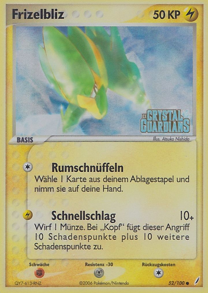 Frizelbliz 52 — EX Crystal Guardians (German Pokémon TCG card)