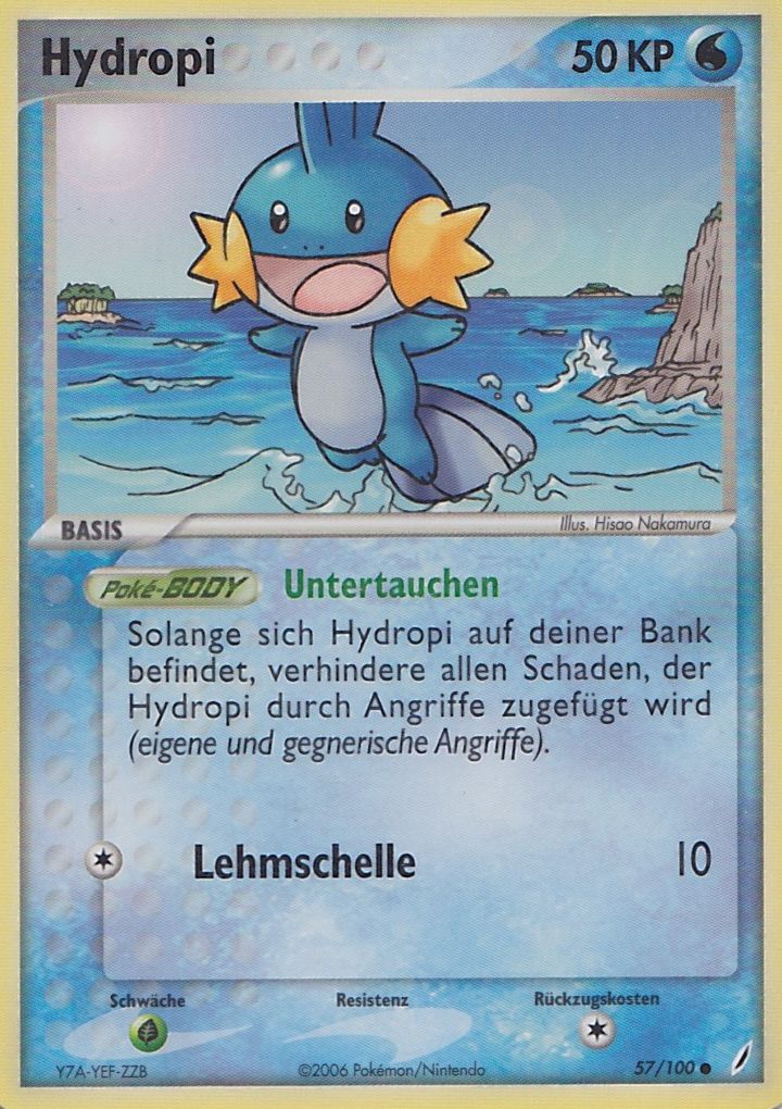 Hydropi 57 — EX Crystal Guardians (German Pokémon TCG card)