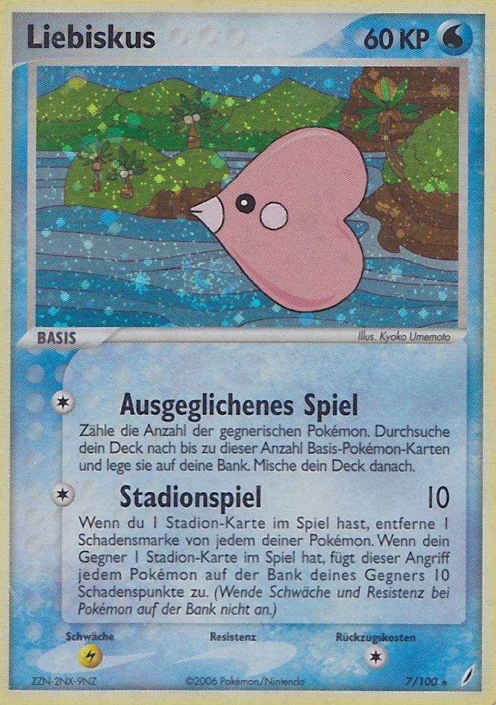 Liebiskus 7 — EX Crystal Guardians (German Pokémon TCG card)