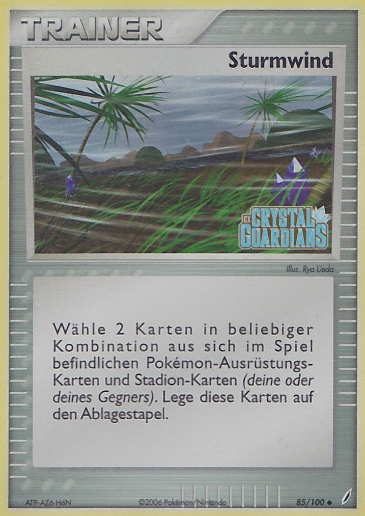 Sturmwind 85 — EX Crystal Guardians (German Pokémon TCG card)