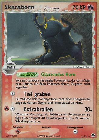 Skaraborn 3 — EX Dragon Frontiers (German Pokémon TCG card)