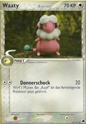 Waaty 30 — EX Dragon Frontiers (German Pokémon TCG card)