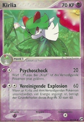 Kirlia 32 — EX Dragon Frontiers (German Pokémon TCG card)