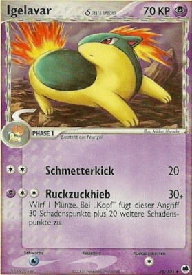 Igelavar 36 — EX Dragon Frontiers (German Pokémon TCG card)