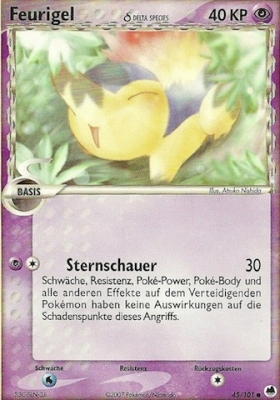 Feurigel 45 — EX Dragon Frontiers (German Pokémon TCG card)