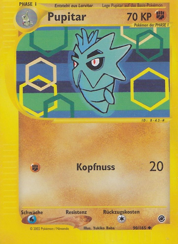 Pupitar 58 — EX Dragon Frontiers (German Pokémon TCG card)