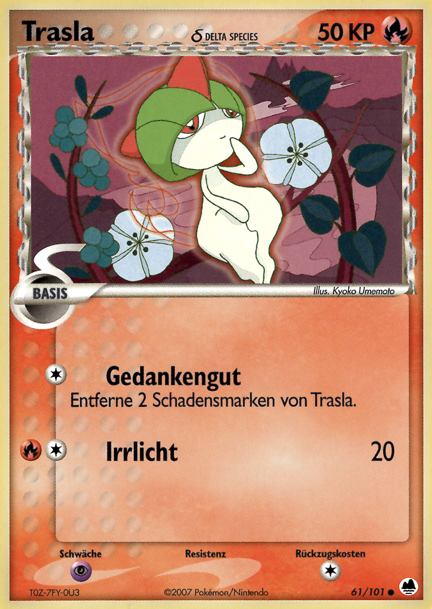 Trasla 61 — EX Dragon Frontiers (German Pokémon TCG card)