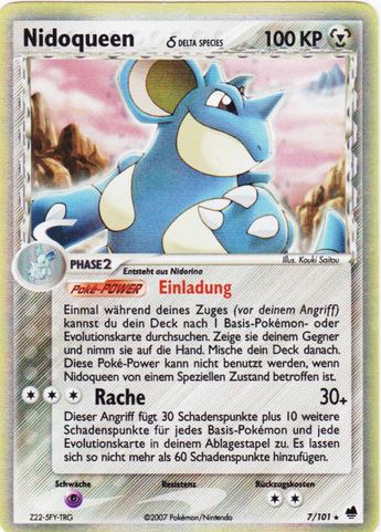 Nidoqueen 7 — EX Dragon Frontiers (German Pokémon TCG card)