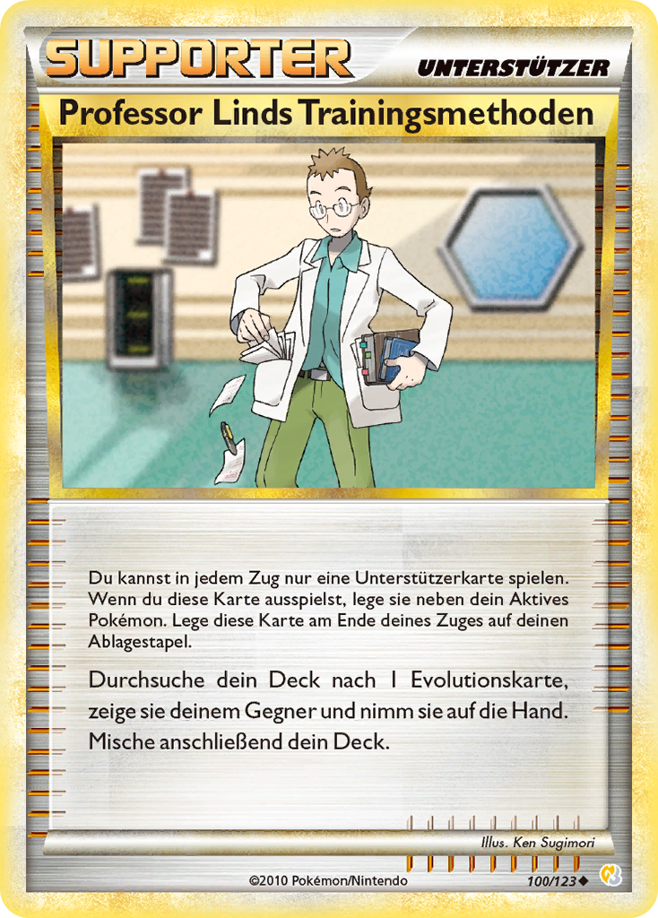 Professor Linds Trainingsmethoden 79 — EX Dragon Frontiers (German Pokémon TCG card)