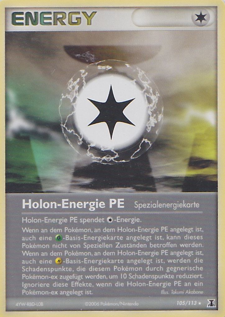 Holon-Energie PE 85 — EX Dragon Frontiers (German Pokémon TCG card)