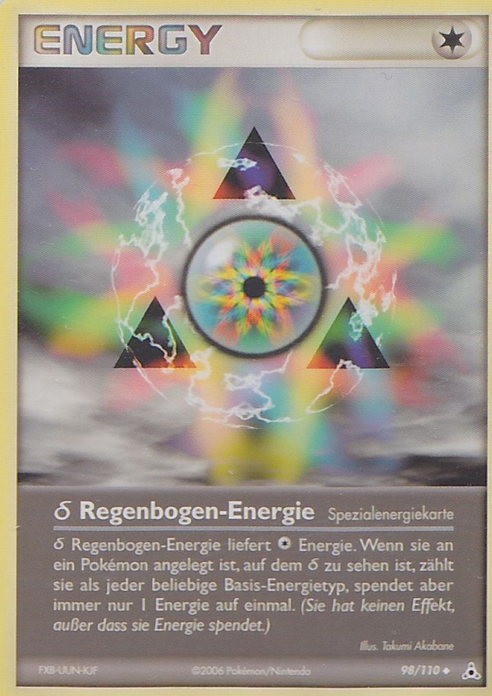 δ Regenbogen-Energie 88 — EX Dragon Frontiers (German Pokémon TCG card)