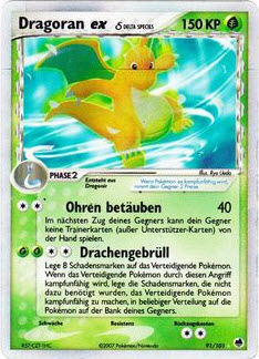 Dragoran ex 91 — EX Dragon Frontiers (German Pokémon TCG card)
